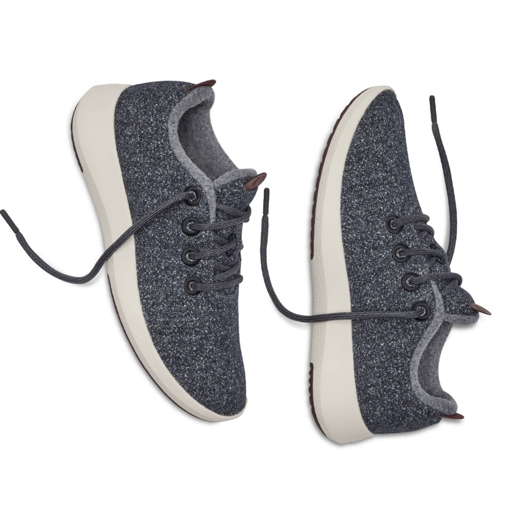 Allbirds Men\'s Wool Runner Mizzles - Sneakers Dark Grey - TUM461320